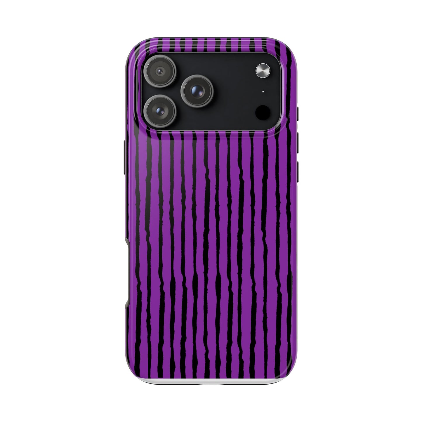Sorta Stripe Purple / Black Phone Case