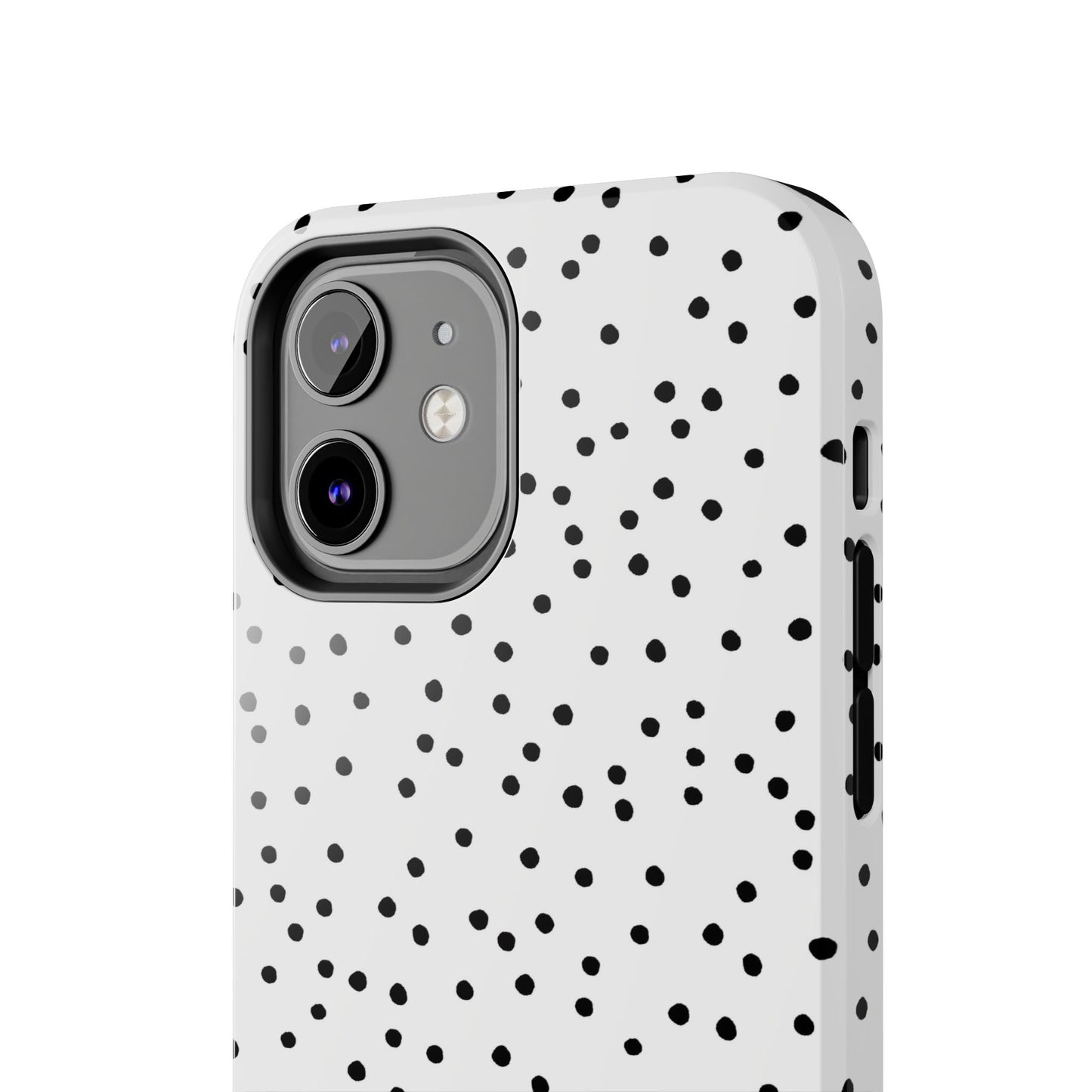 Dinky Dots White / Black Phone Case