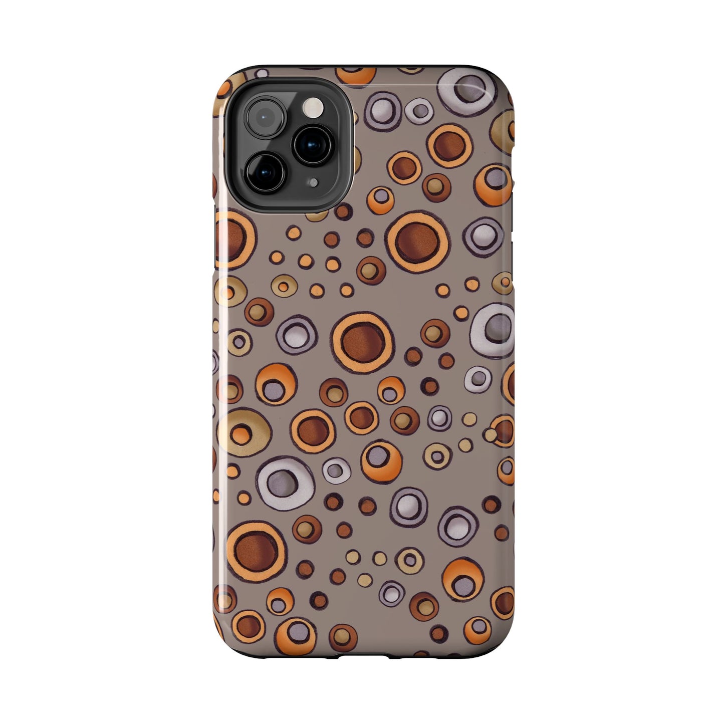Doggy Dots Gray Phone Case