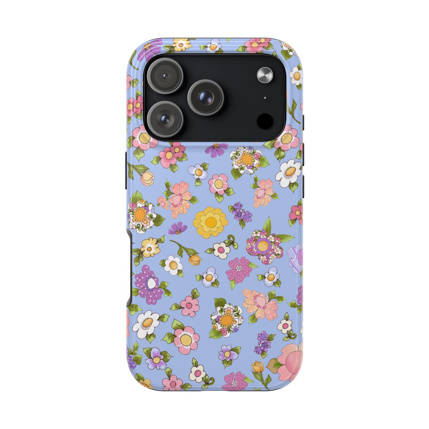 Flowery Blue Phone Case