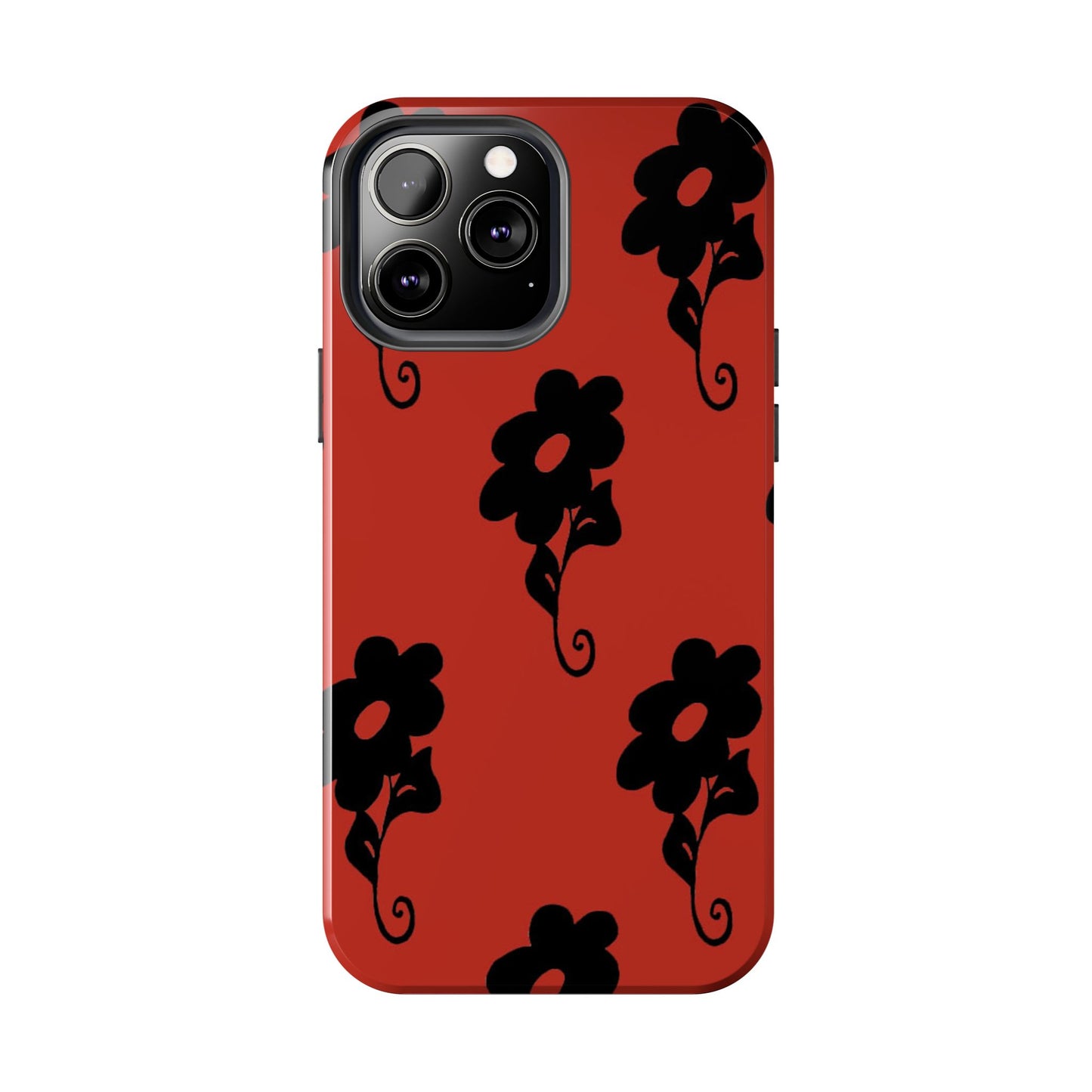 Daring Daisy Red Phone Case