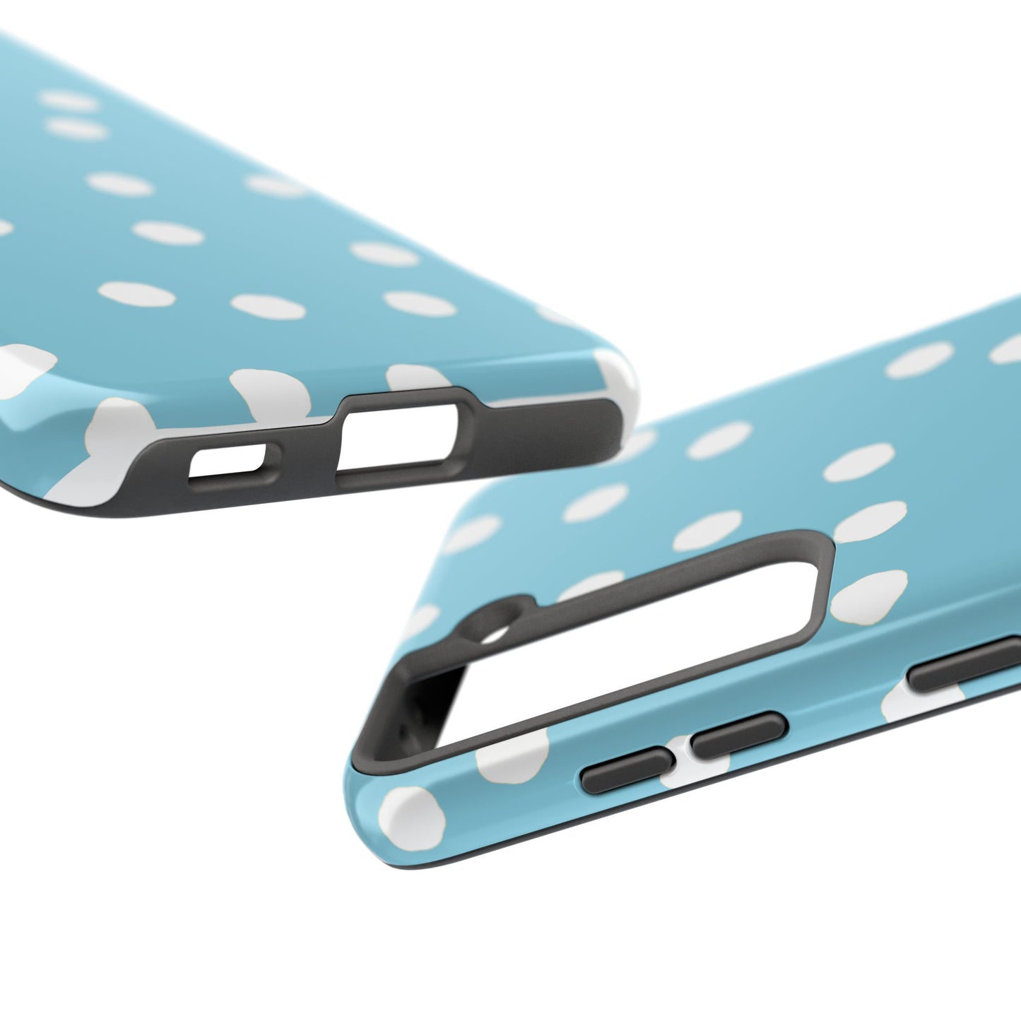 Jumbo Dots Turquoise / White Phone Case