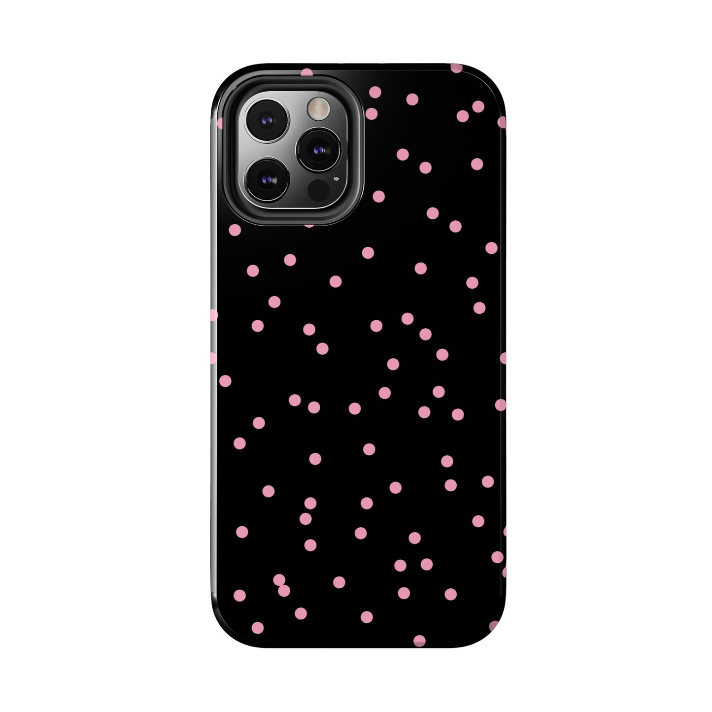 Space Dots Black / Pink Phone Case