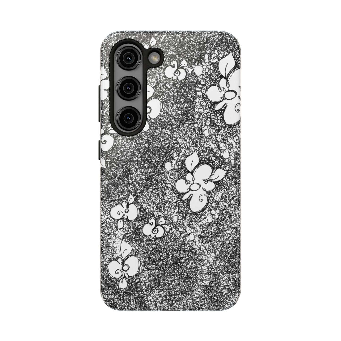 Flower Scribbles Phone Case
