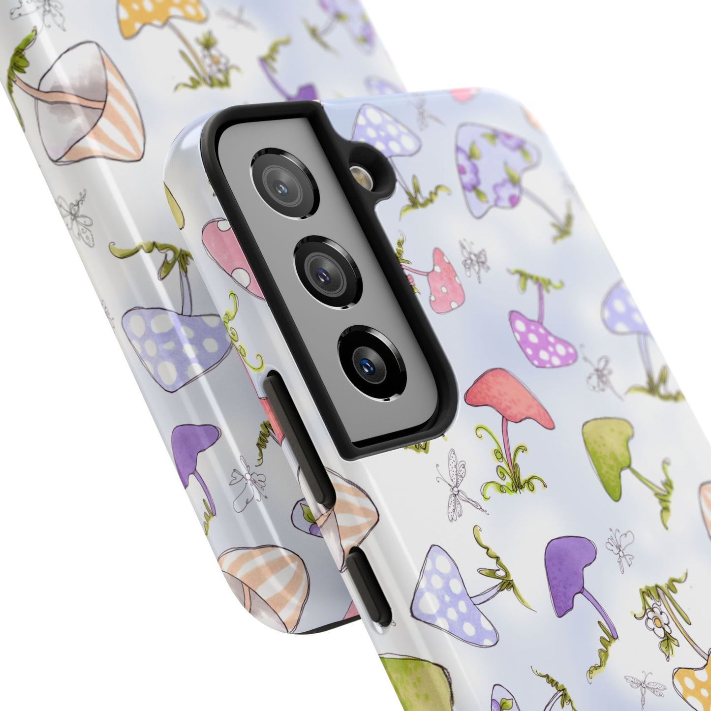 Mushroom Toss Blue Phone Case
