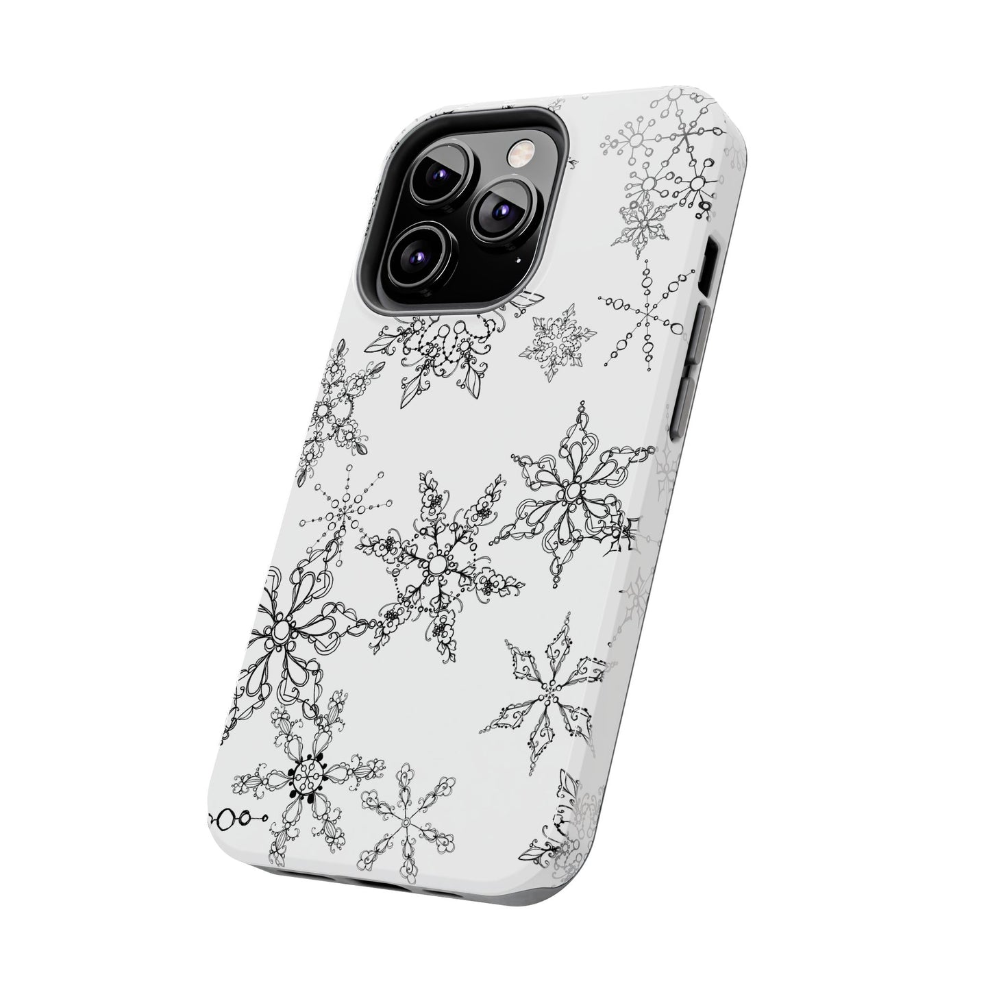Random Flakes White Phone Case