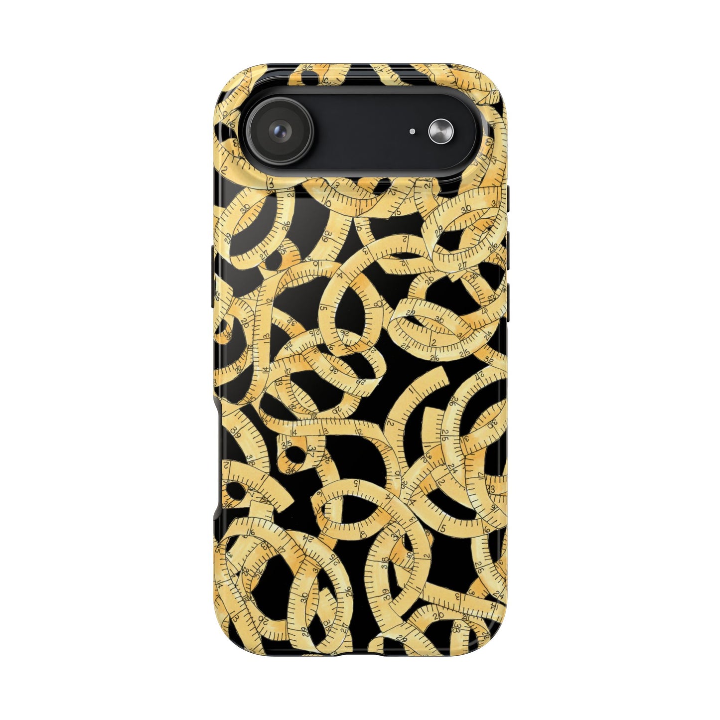 Tape Tangle Black Phone Case