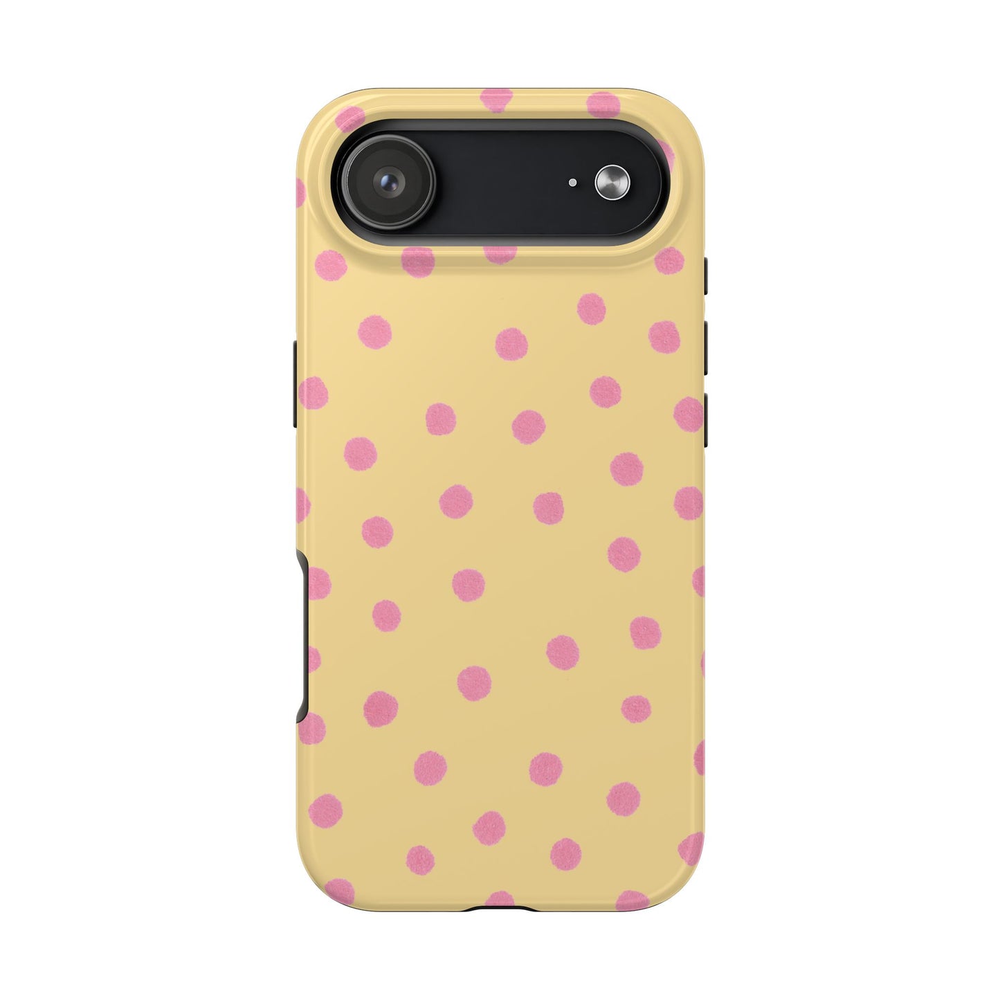Medium Dots Sunshine / Pink Phone Case