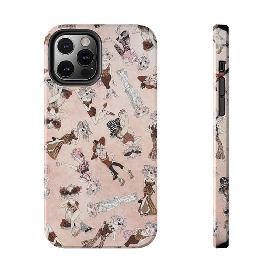 Spotted Lilies Pink Phone Case
