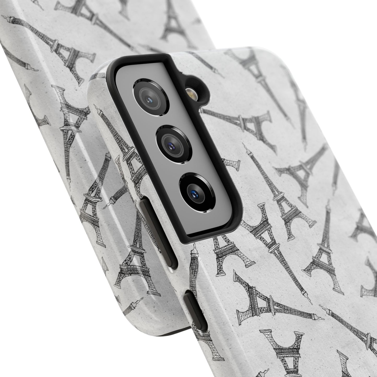 Eifelesque Silver Phone Case