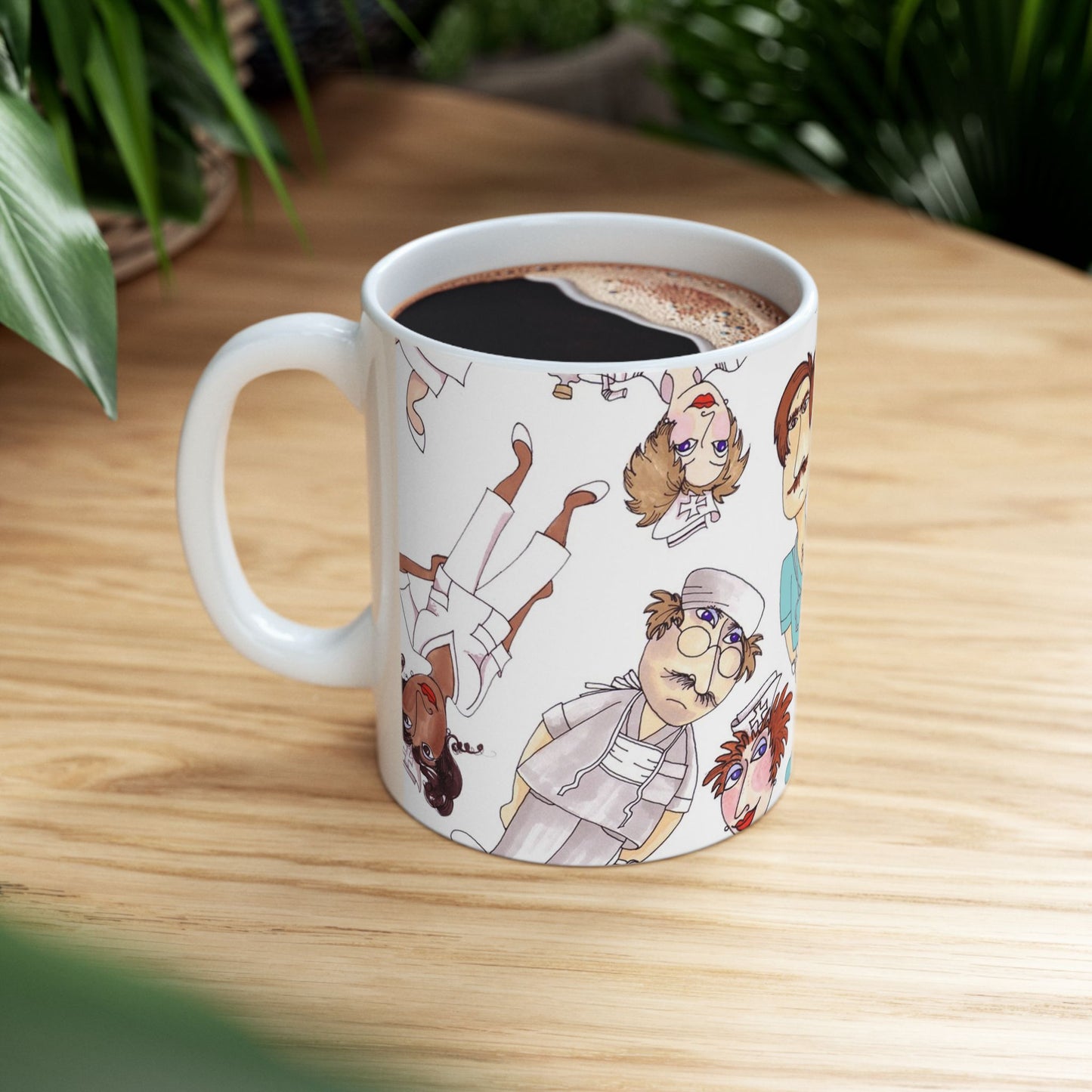 Happy Staff White Cup