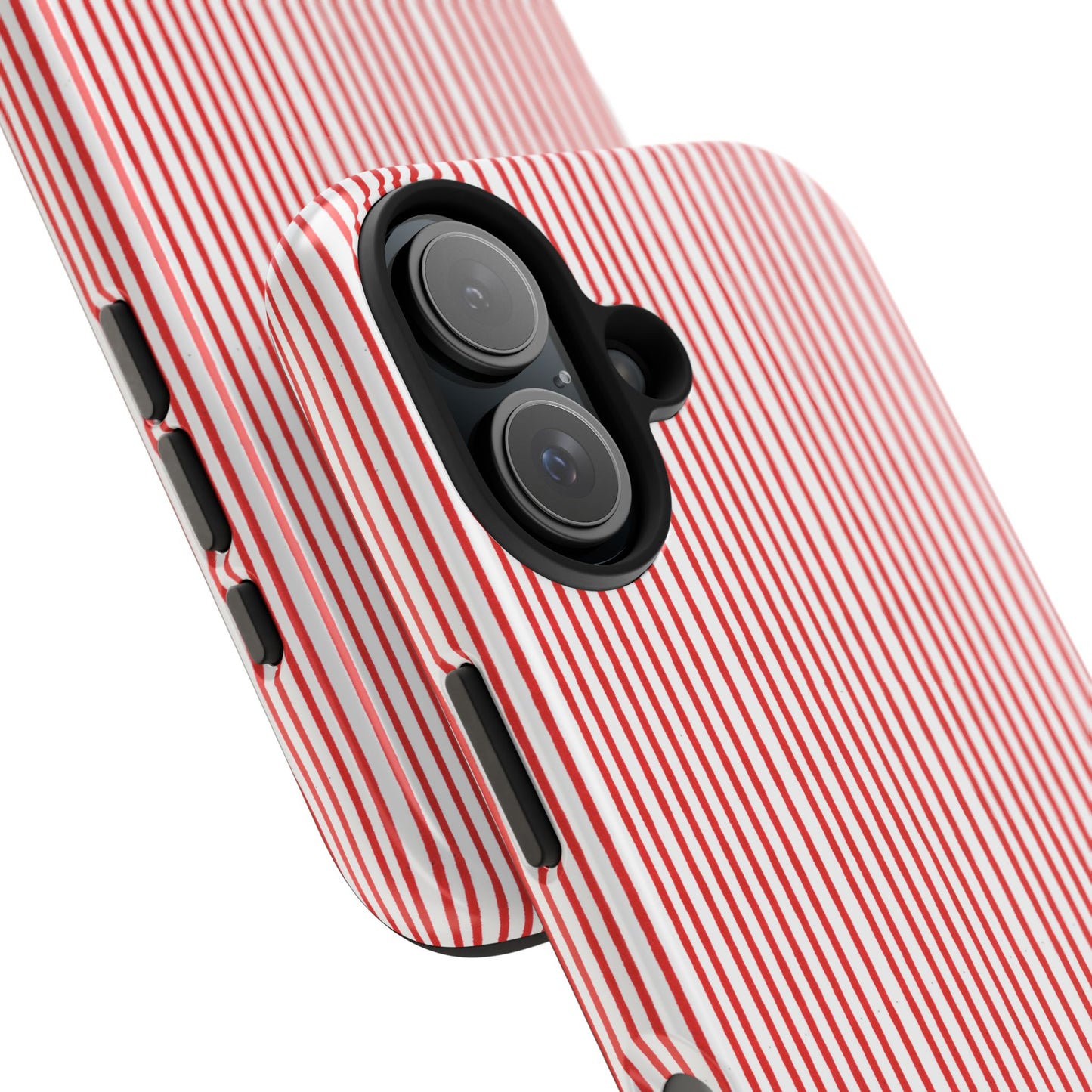 Stripe White / Red Phone Case