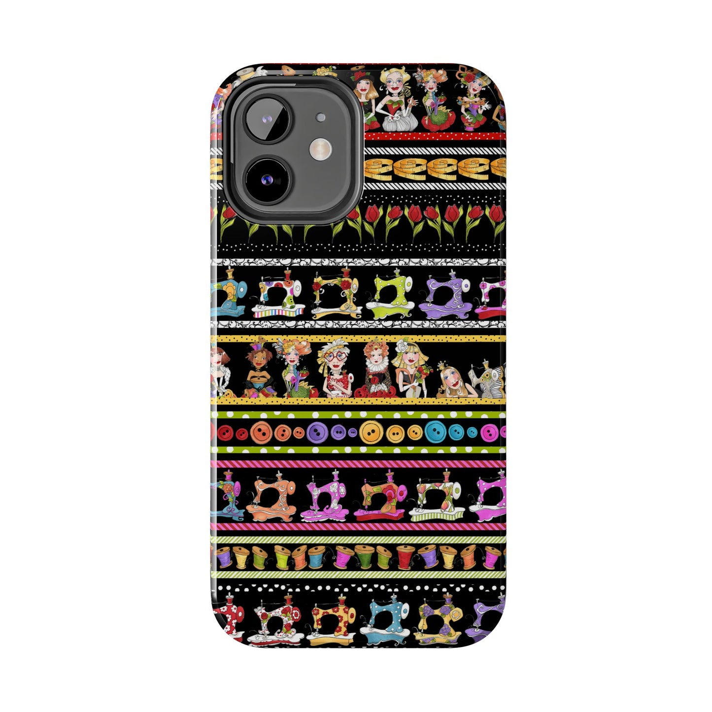 Curious Border Black Phone Case