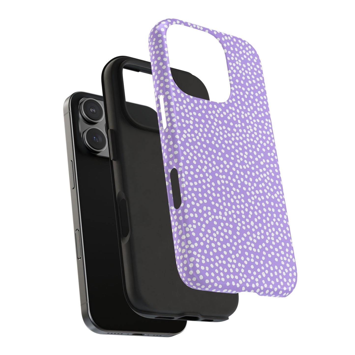 Bitty Dots Lilac / White Phone Case