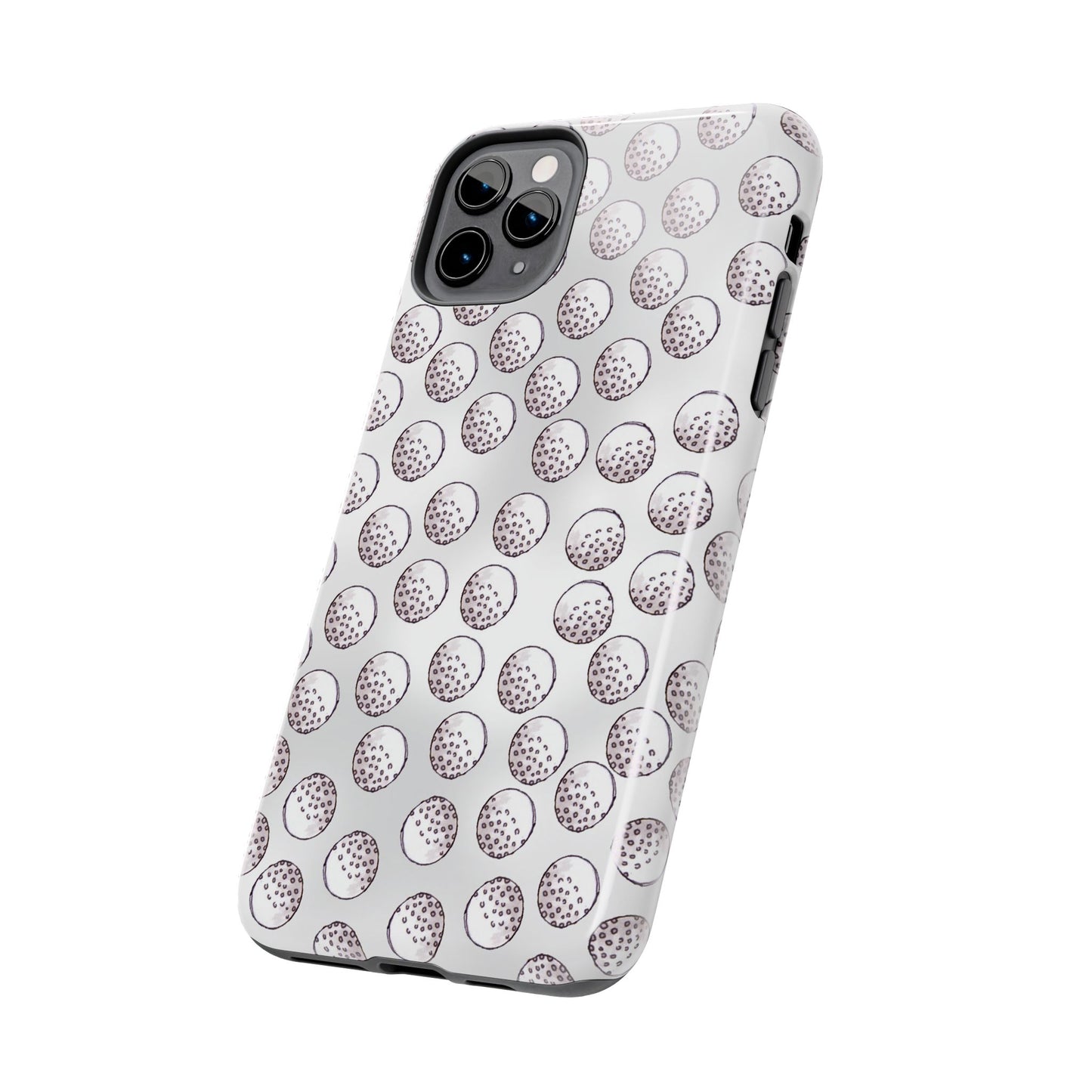 Ball Dots Gray Phone Case