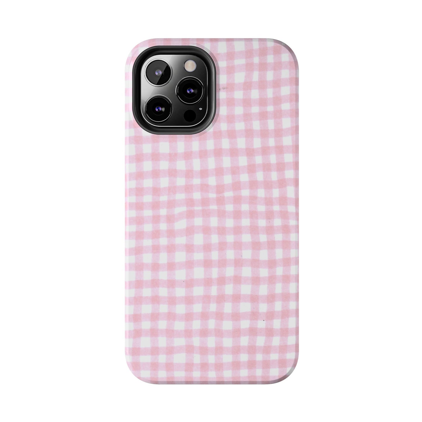 Wonky Chipper Check Pink Phone Case