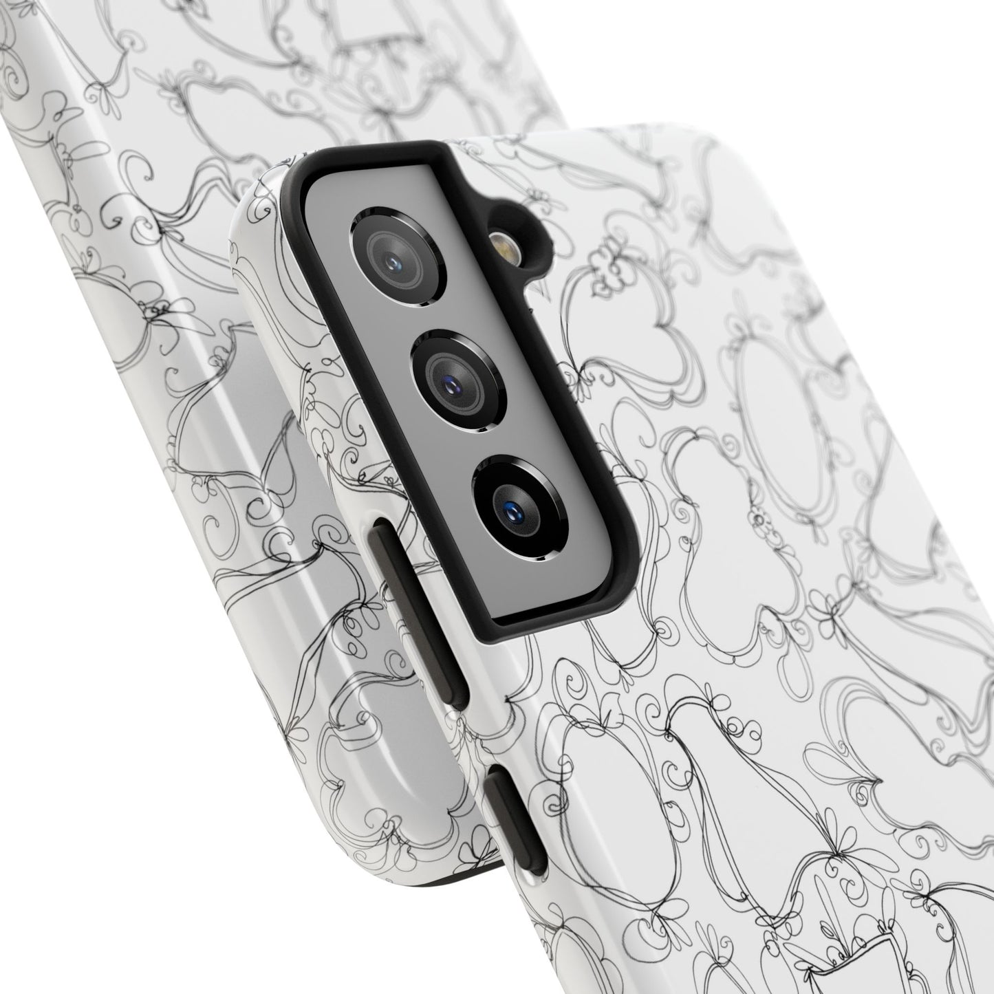 Frames White / Black Phone Case