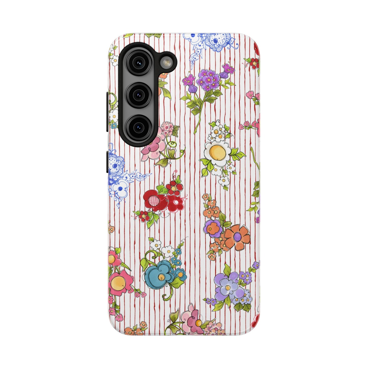 Mixed Bouquets Red / White Phone Case