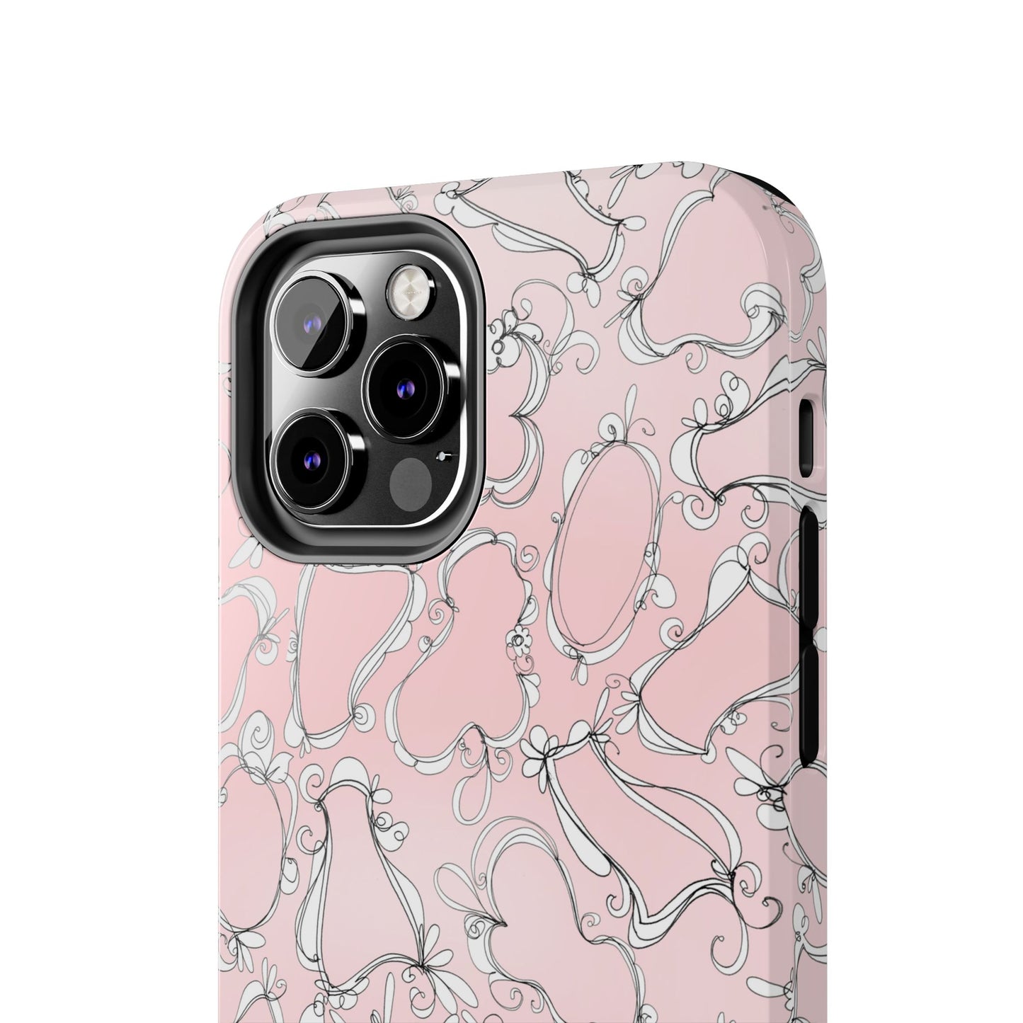 Fancy Frames Pink / White Phone Case