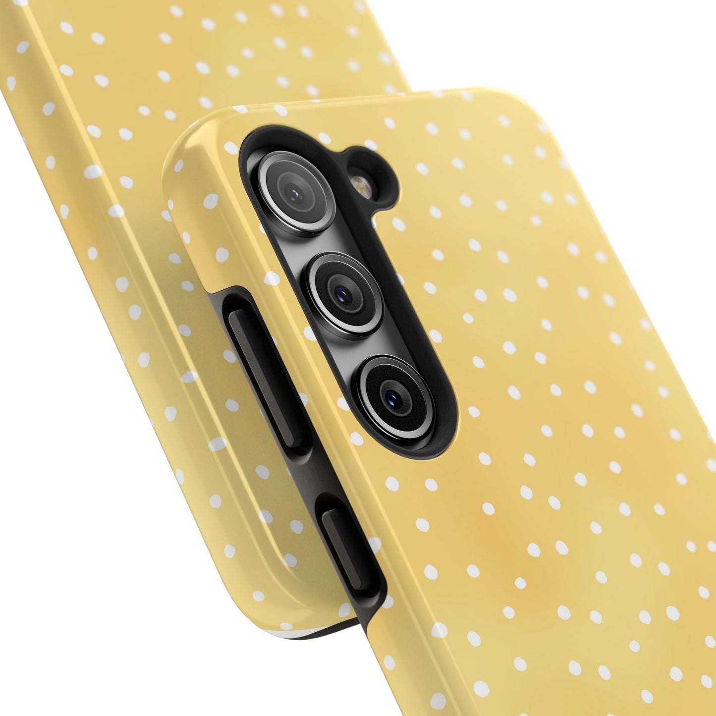 Dinky Dots Sunshine / White Phone Case
