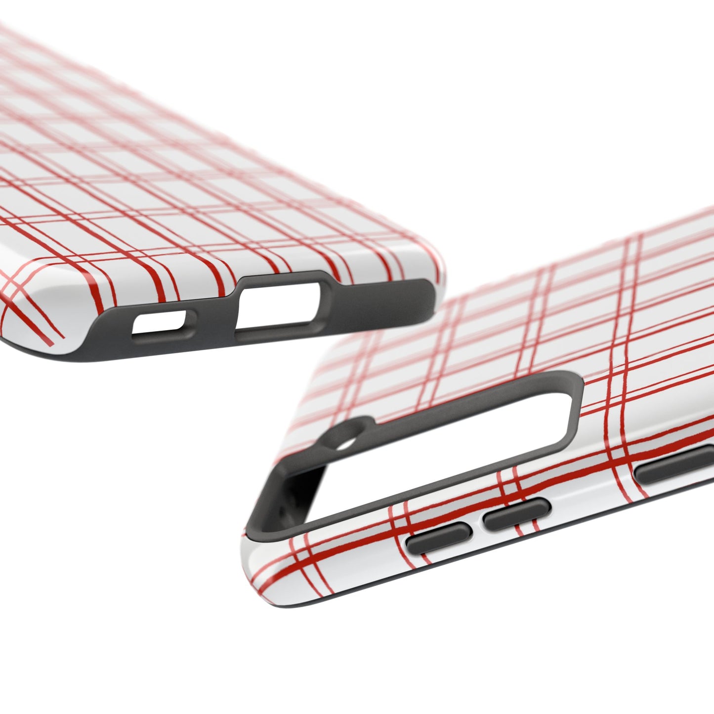 Kitchen Plaid White / Red Phone Case