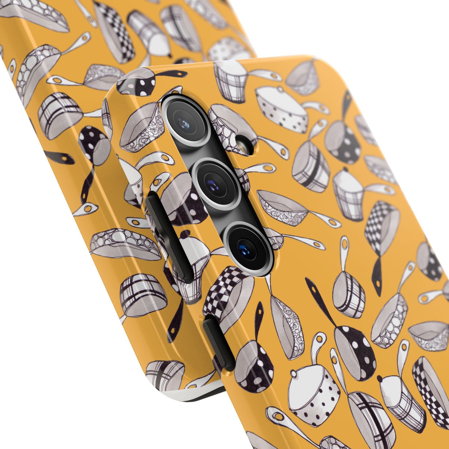 Pots & Pans Flyin' Yellow Phone Case