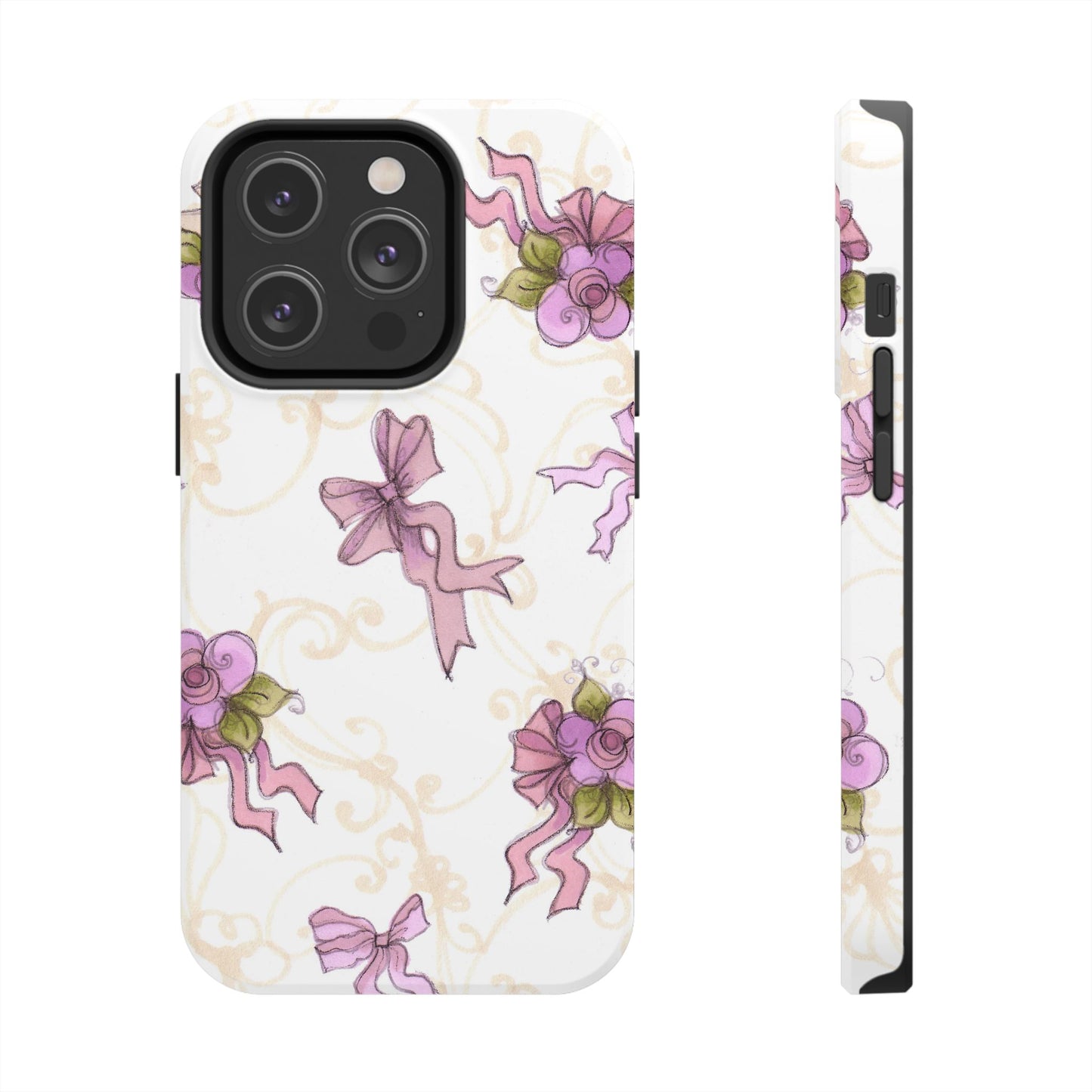 Flower Model Bow Flowers Phone Case