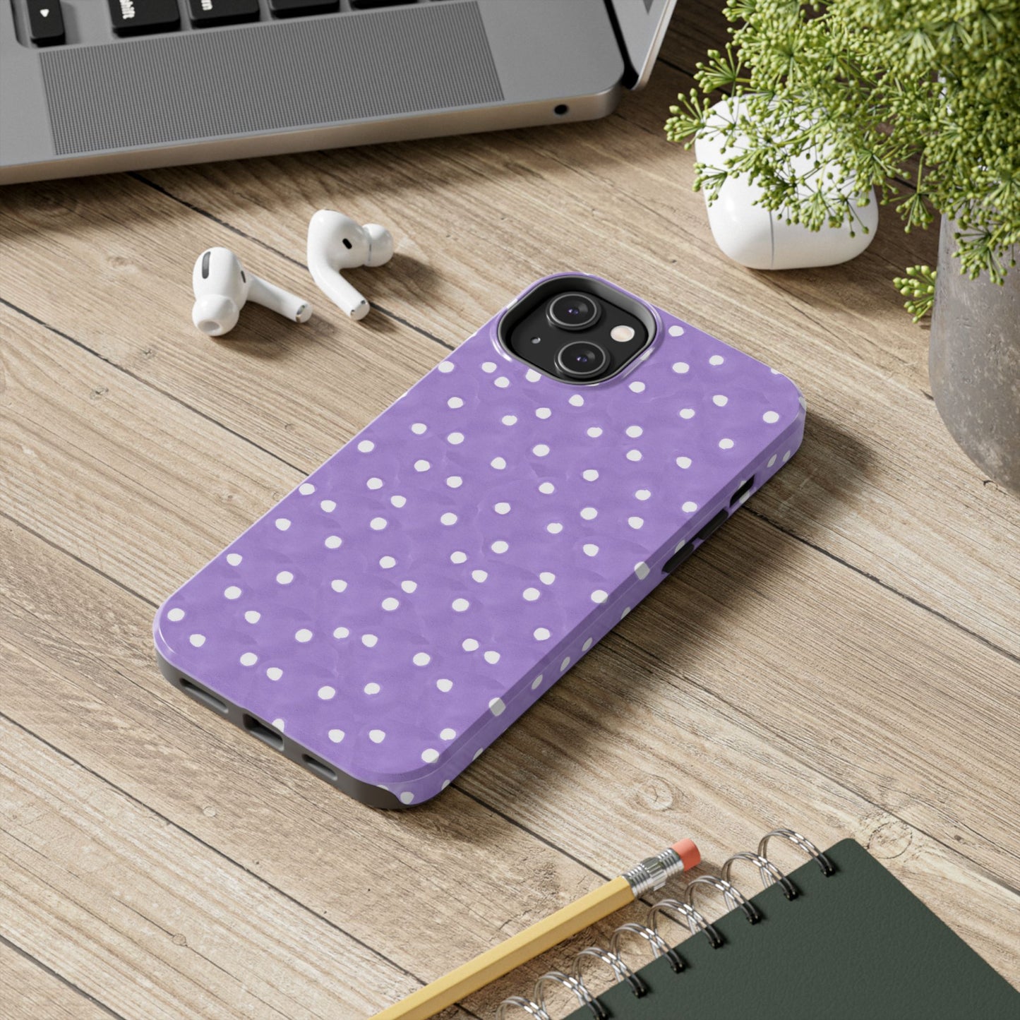Curious Dots Purple Phone Case