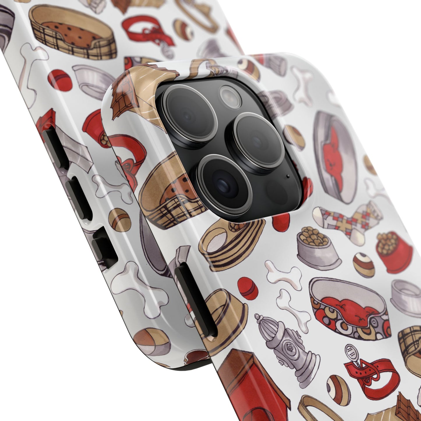 Doggie Stuff Gray Phone Case