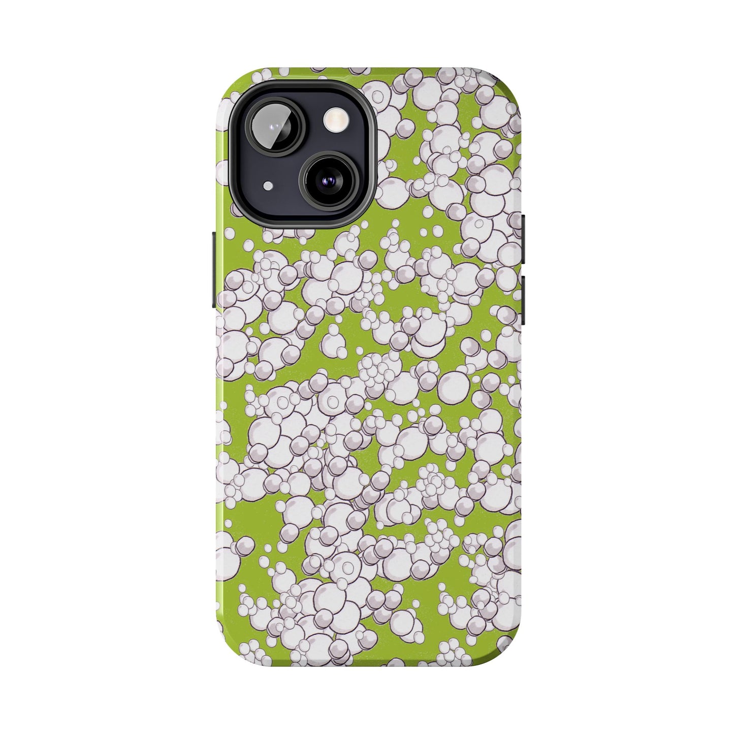Bubble Dots Green Phone Case
