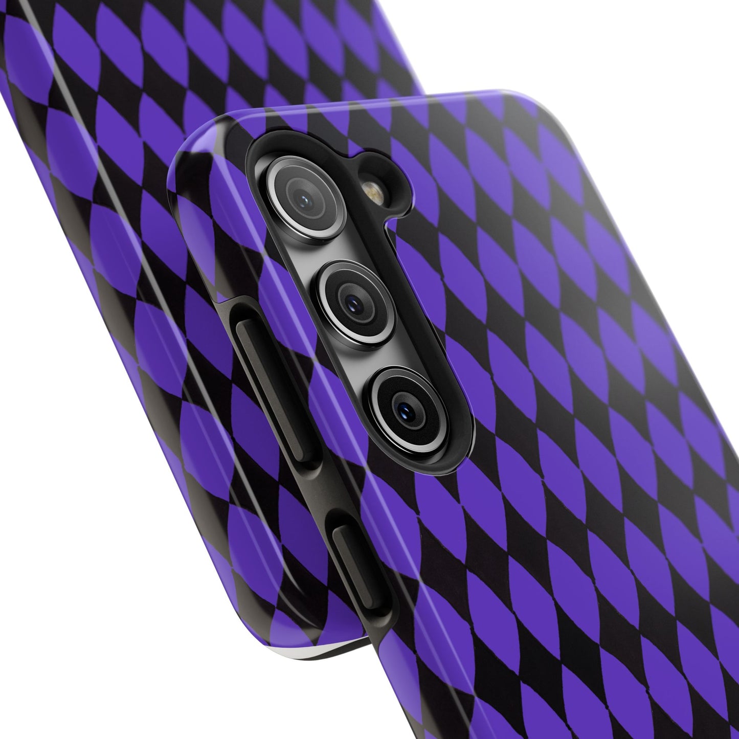 Diamond Purple / Black Phone Case