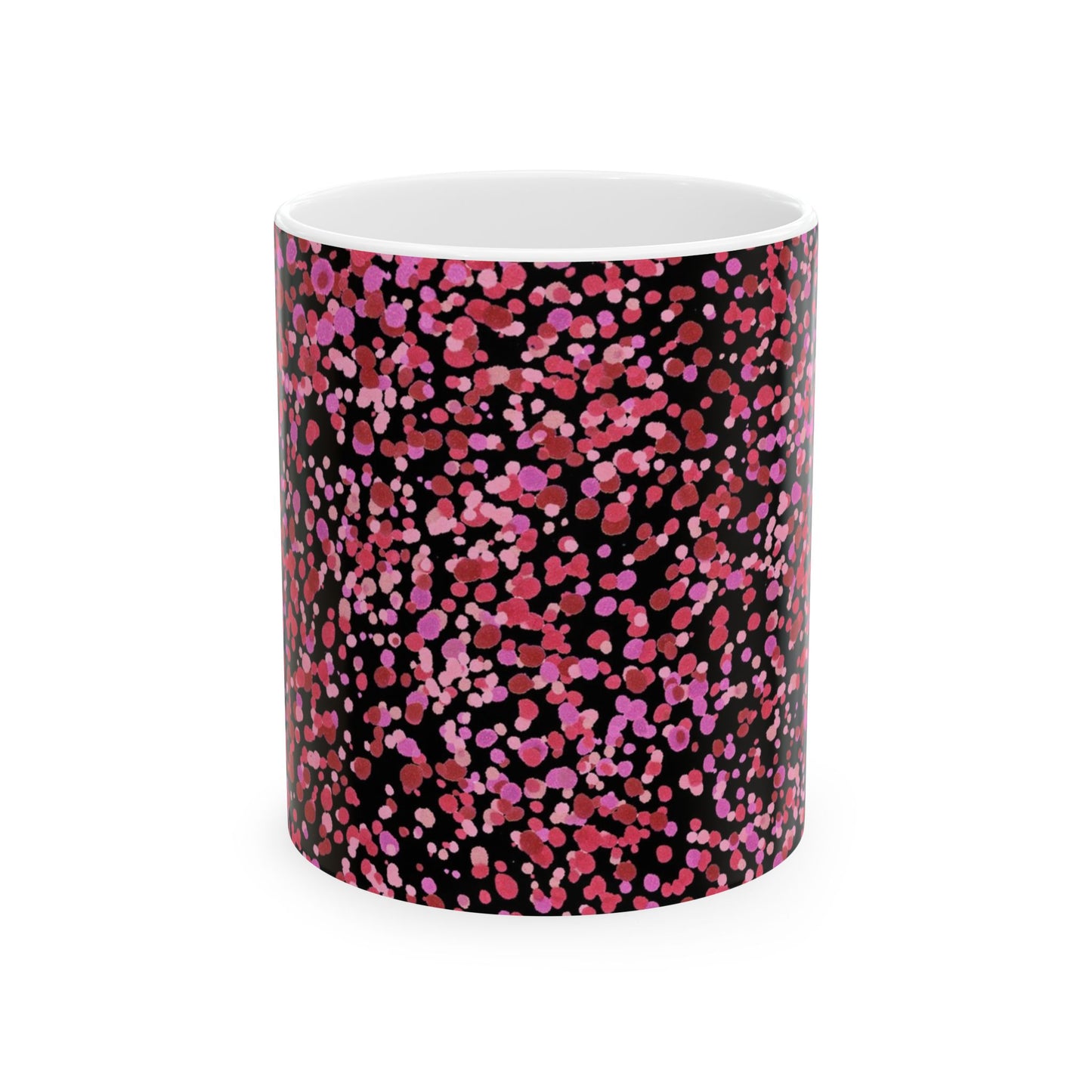 Confetti Black / Pink Cup