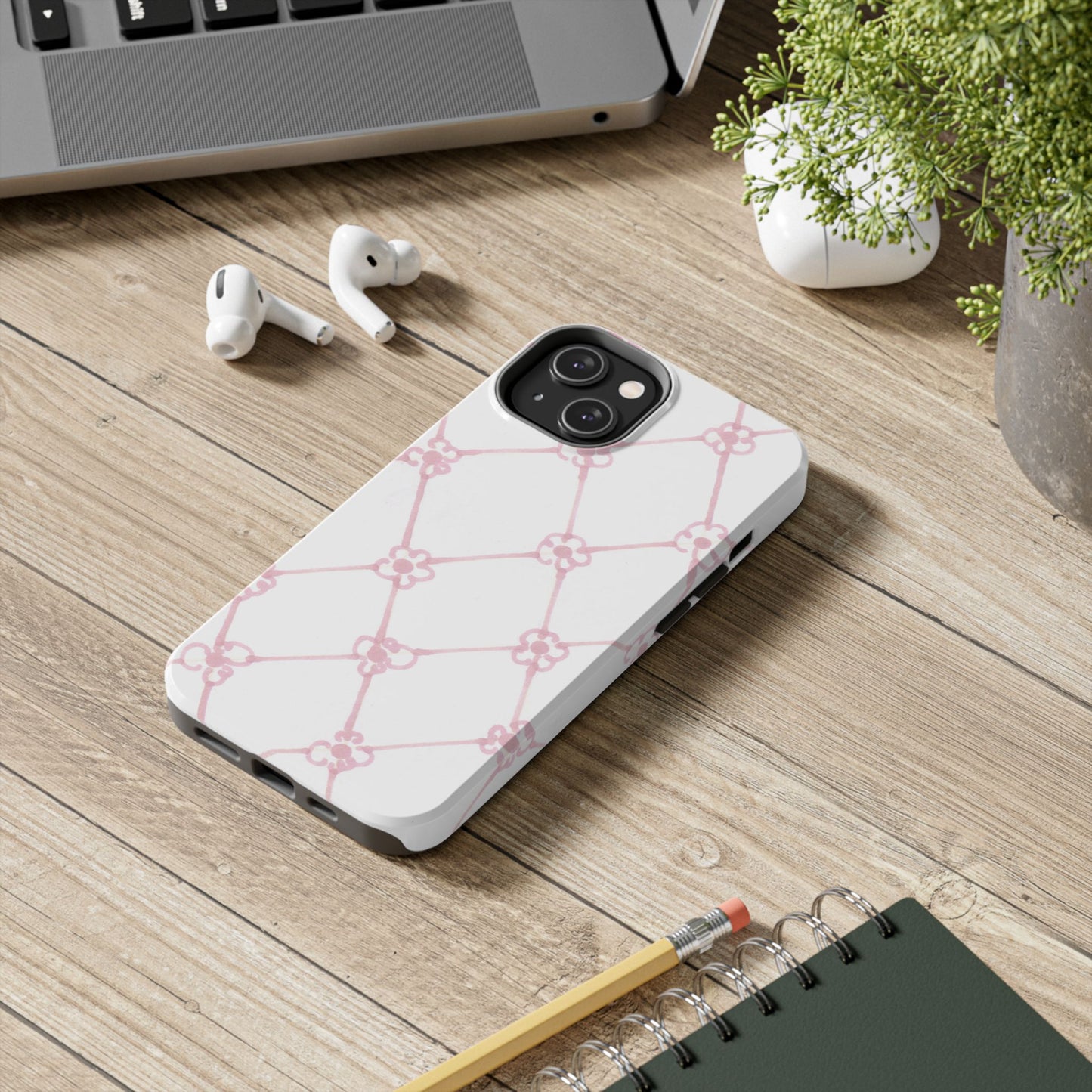 Flower Model Scroll Phone Case