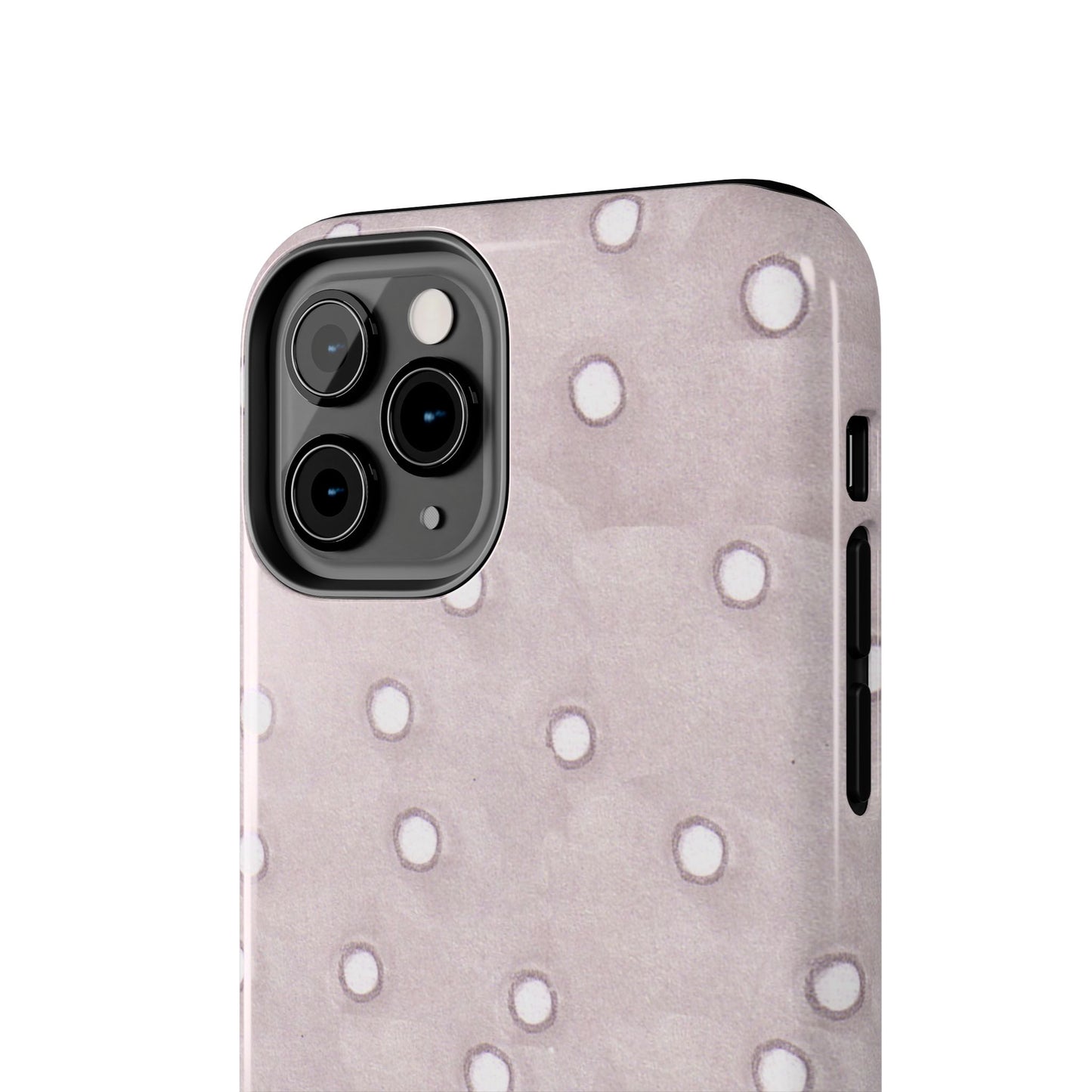 Dinky Dots Silver Phone Case