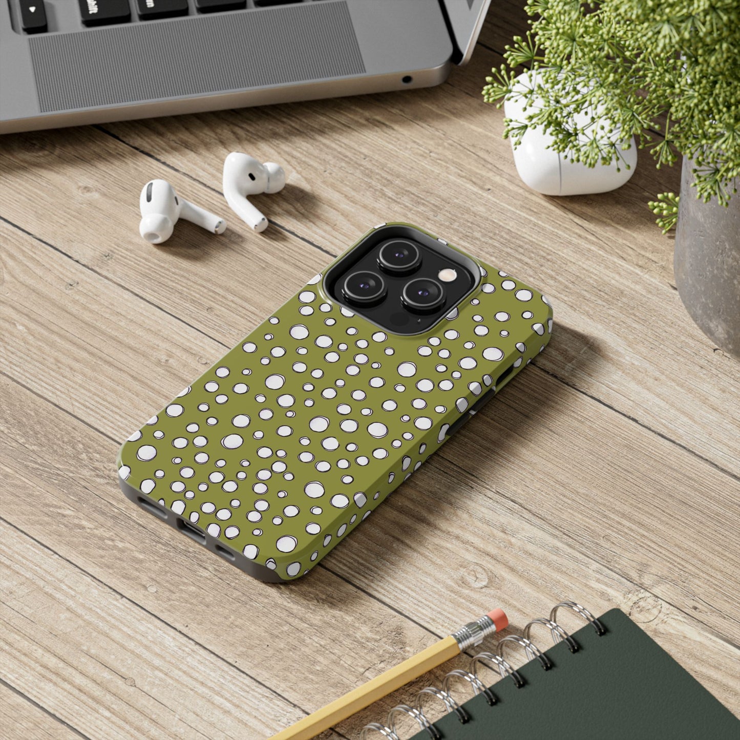 Pot Dots Green Phone Case