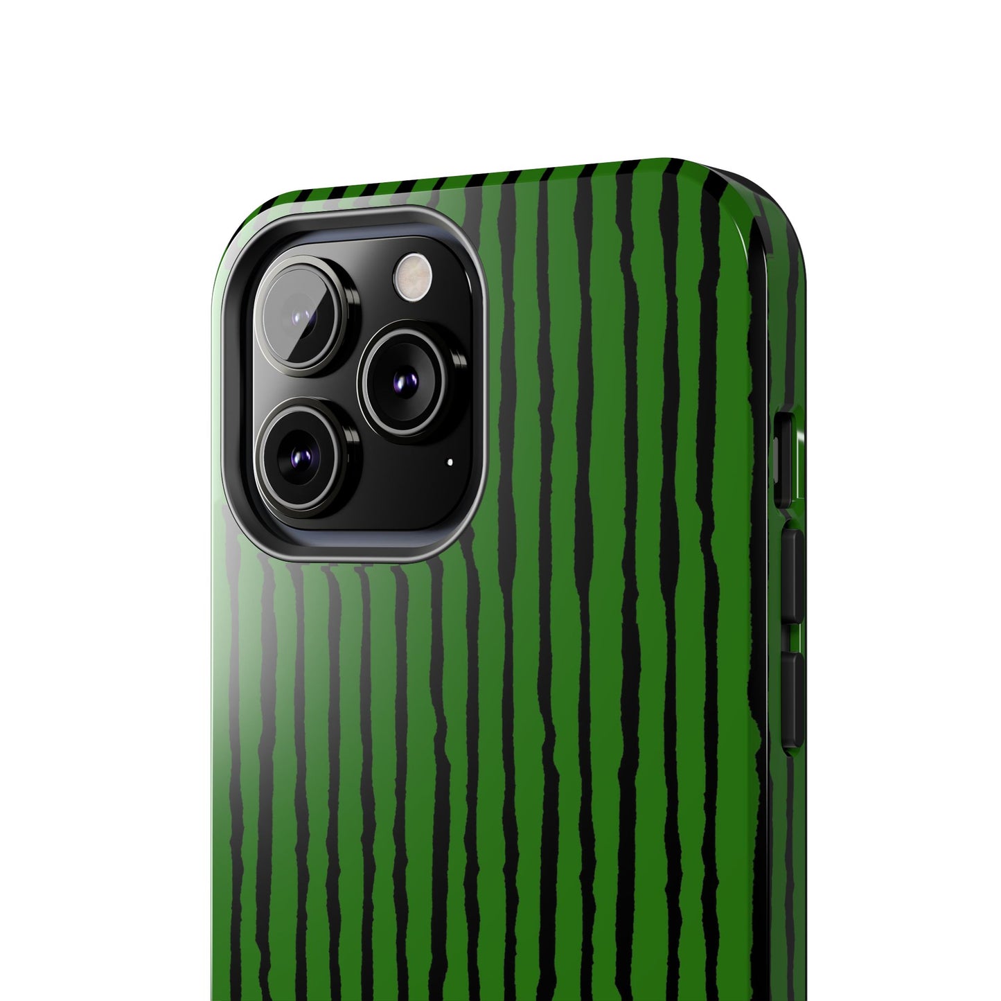Sorta Stripe Green / Black Phone Case