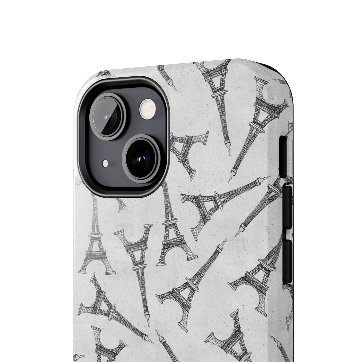 Eifelesque Silver Phone Case