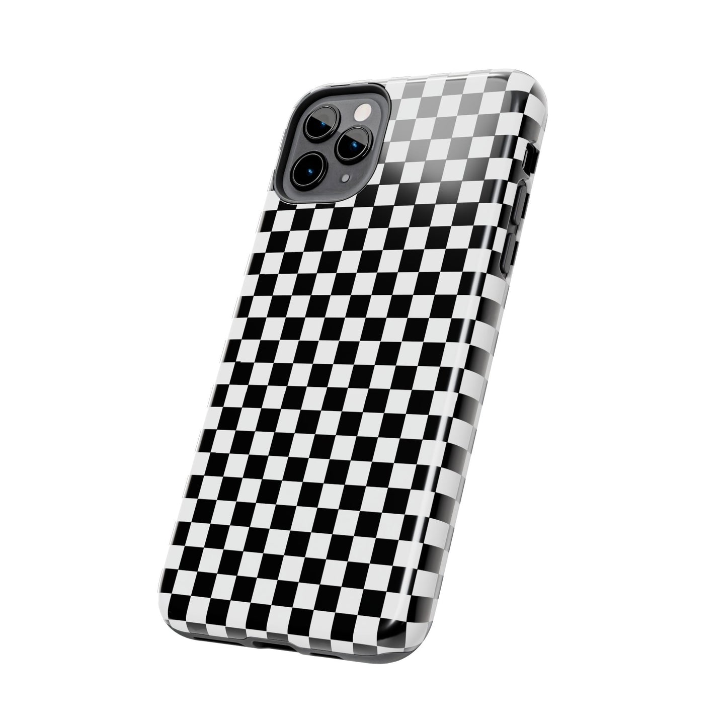 Checkerboard Black / White Phone Case