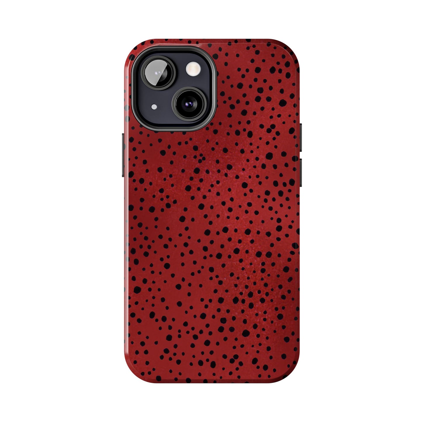 Pepper Dots Red / Black Phone Case