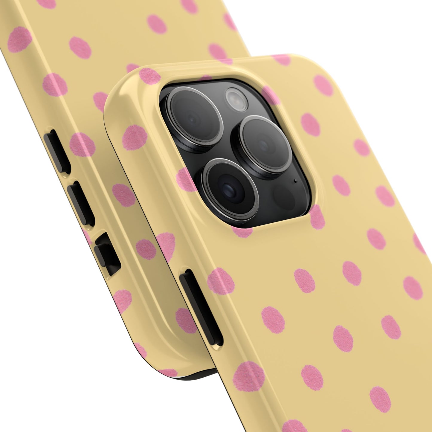 Medium Dots Sunshine / Pink Phone Case
