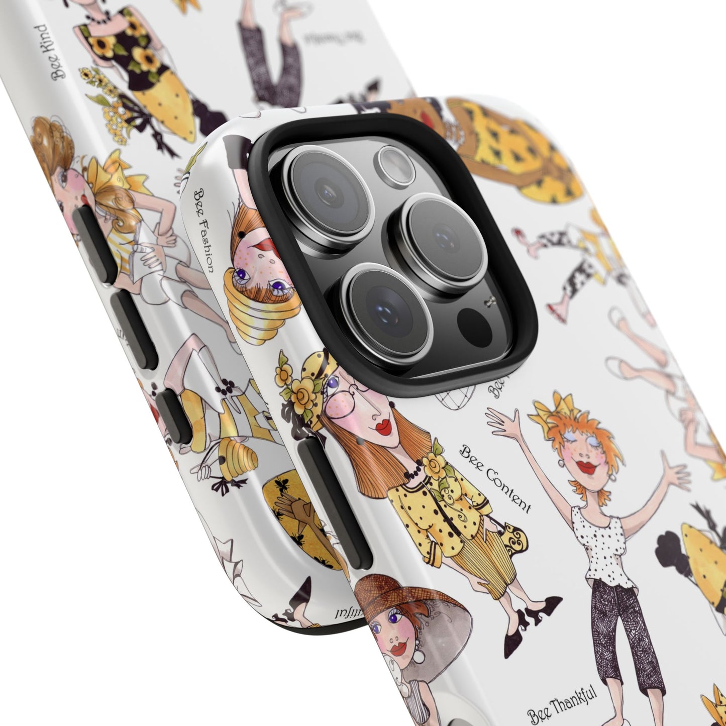 Bee Tossed White Phone Case