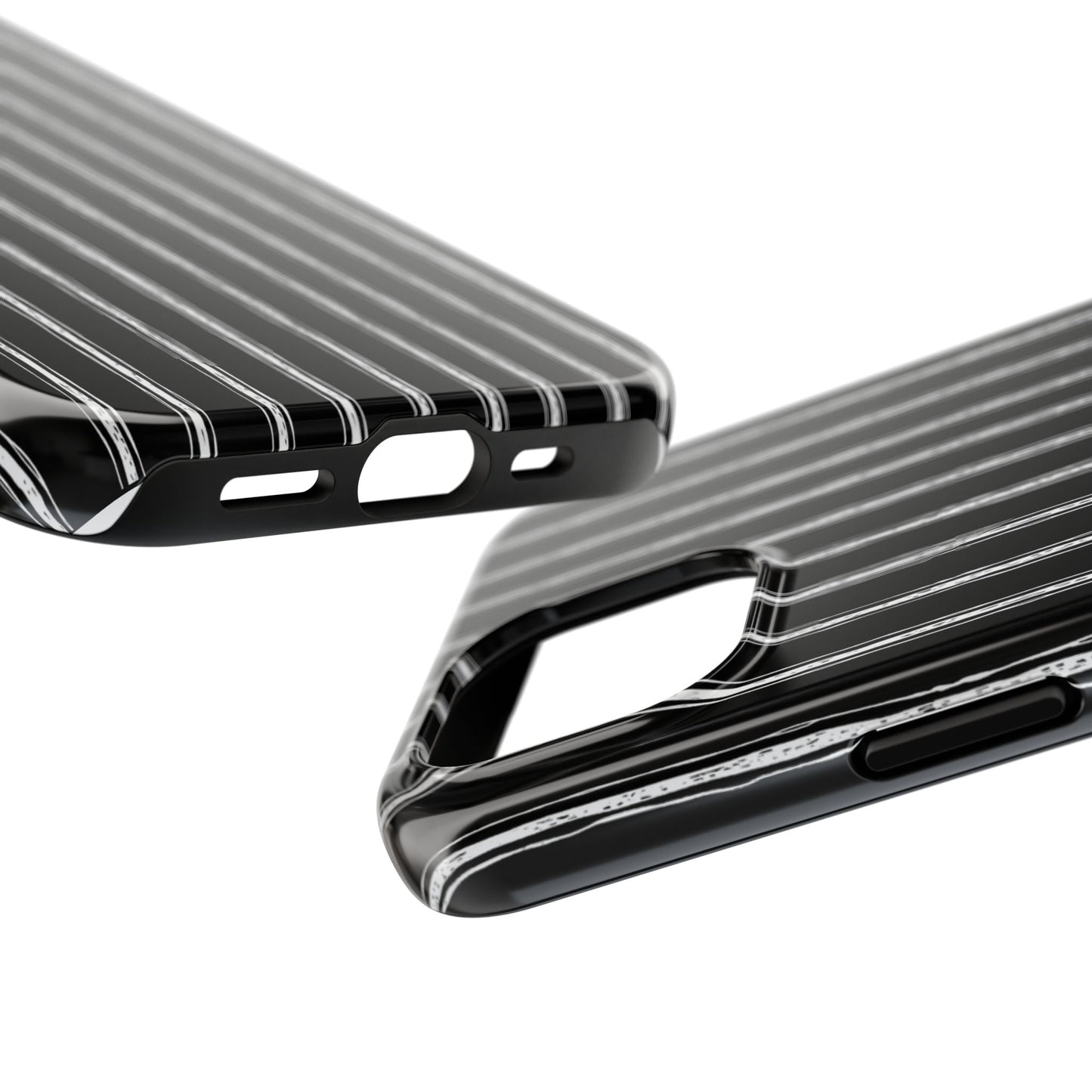 Napkin Stripe Black / White Phone Case