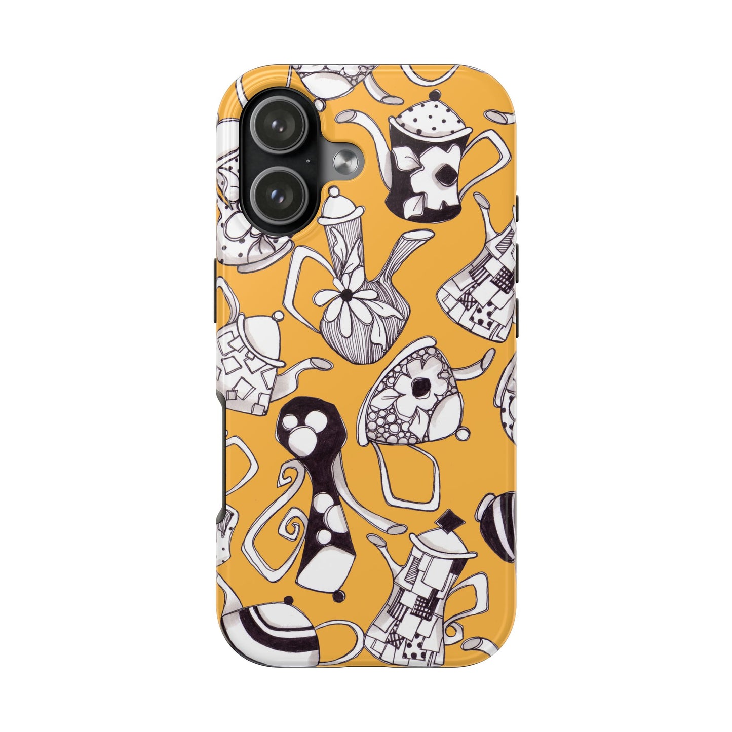 Fancy Pots Yellow Phone Case