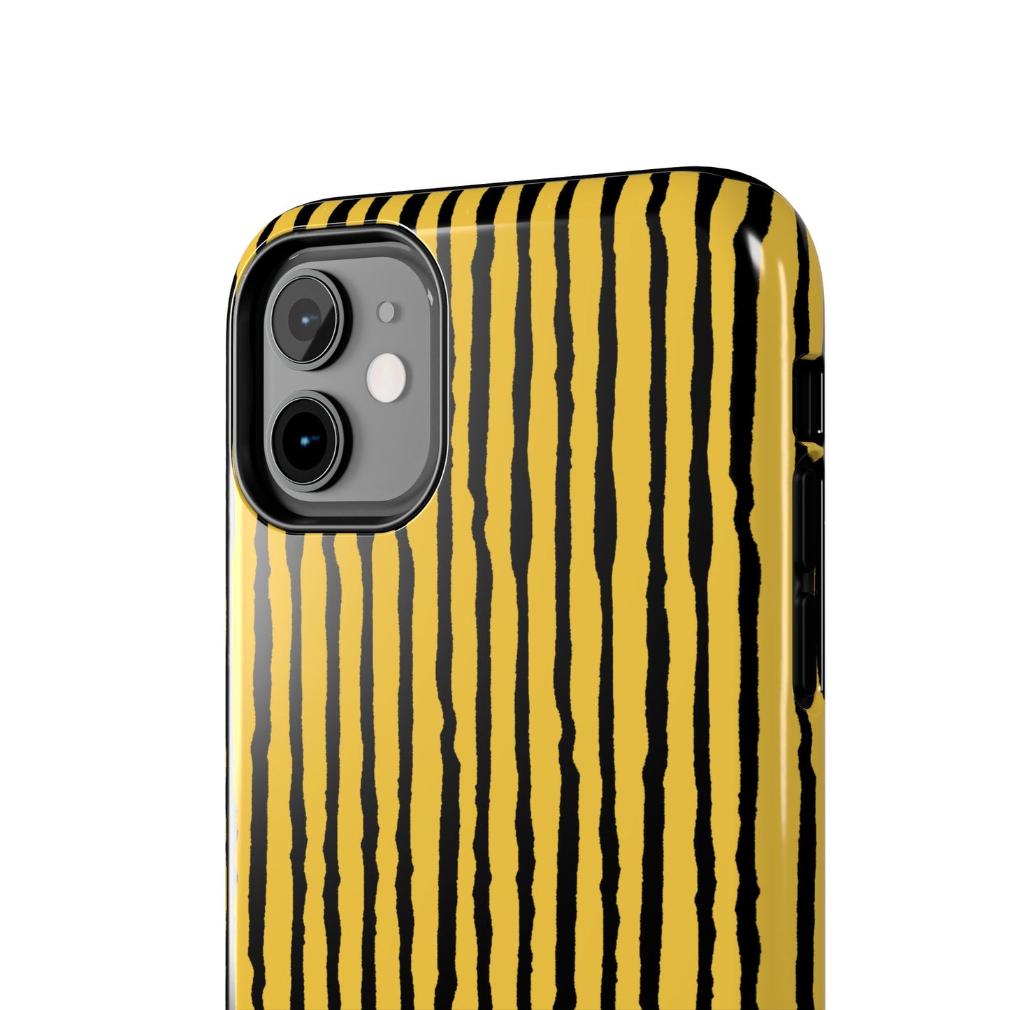 Sorta Stripe Yellow / Black Phone Case