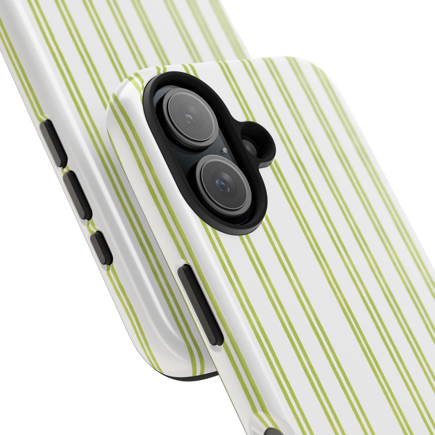 Green Double Stripe Phone Case