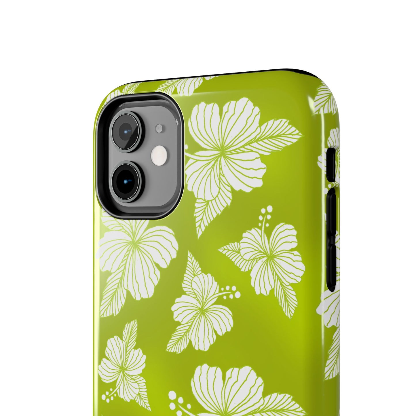 Hibiscus Green Phone Case