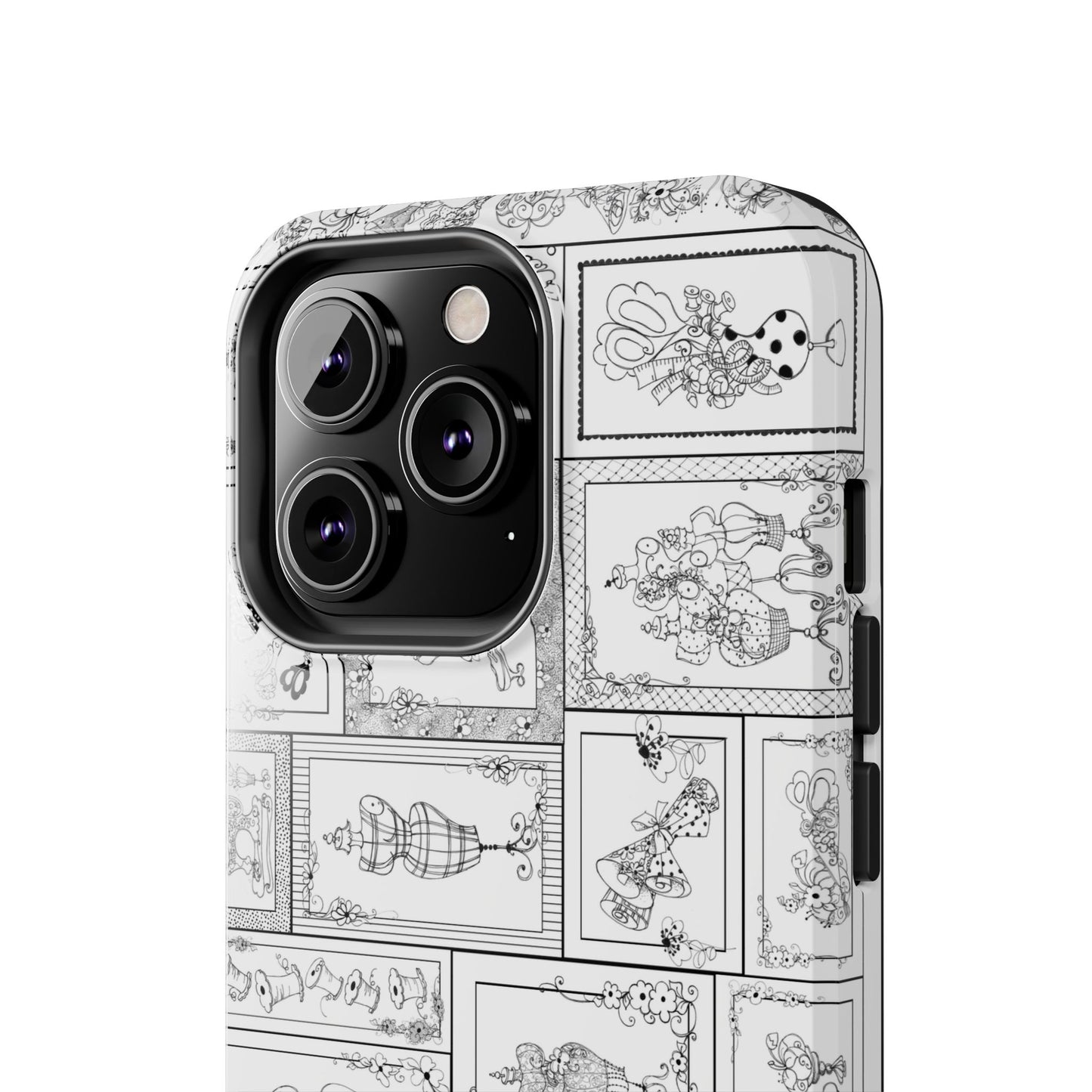 Sew Fancy White Phone Case