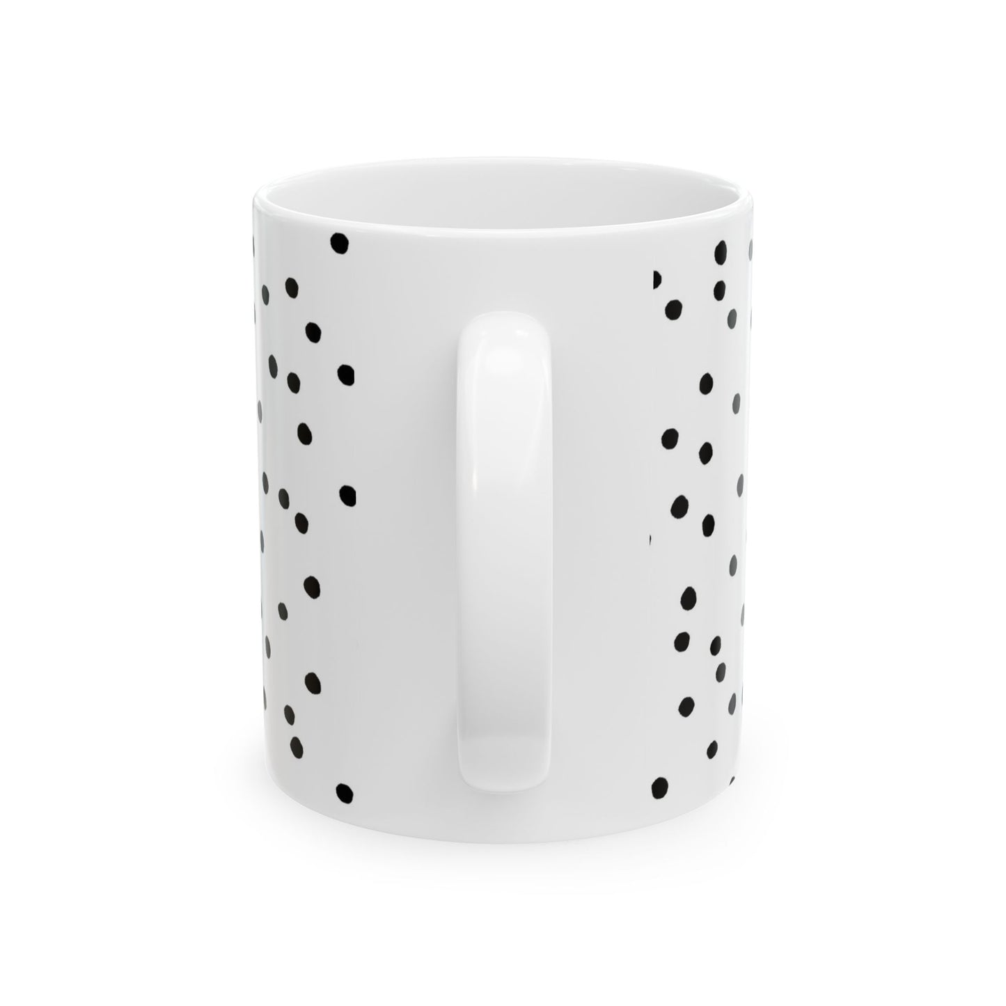 Dinky Dots White / Black Cup