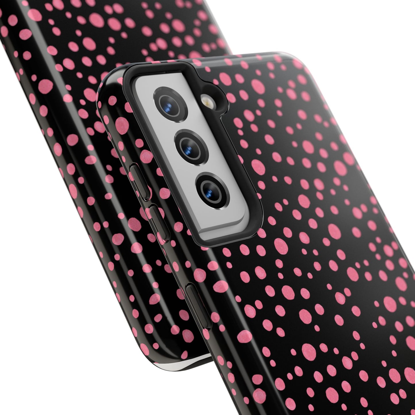 Balloon Dots Black / Pink Phone Case