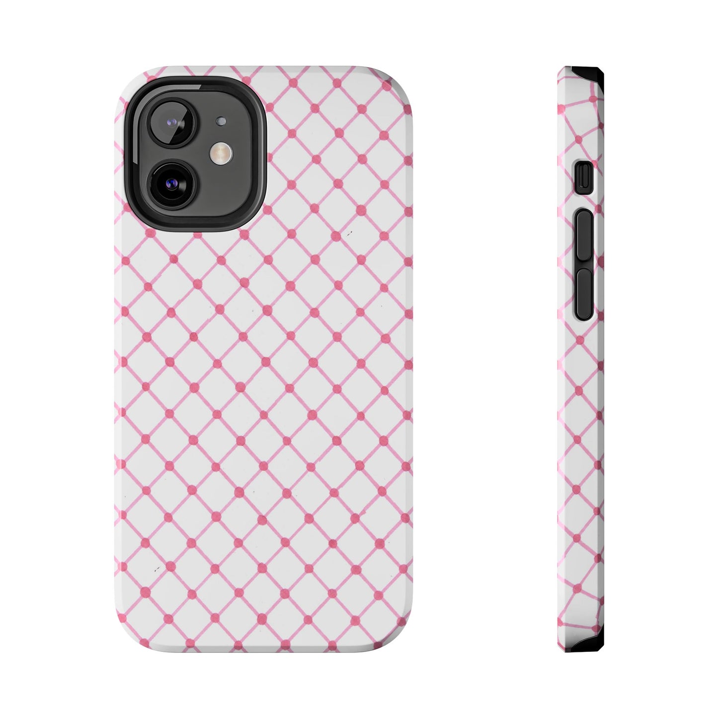 Cyclone Fence White / Pink Phone Case